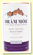Ben Nevis 14 yo 1996 (46%, Dram Mor, refill sherry) Ben Nevis 14 yo 1996 (46%, Dram Mor, refill sherry)