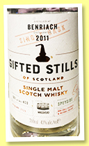 Benriach 2011/2019 (43%, Jean Boyer, Gifted Stills, hogshead, 453 bottles) Benriach 2011/2019 (43%, Jean Boyer, Gifted Stills, hogshead, 453 bottles)