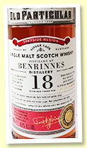 Benrinnes 18 yo 1999/2017 (48.4%, Douglas Laing Old Particular, sherry butt, 253 bottles) Benrinnes 18 yo 1999/2017 (48.4%, Douglas Laing Old Particular, sherry butt, 253 bottles)