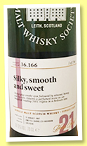 Benrinnes 21 yo 1997/2019 (61.5%, Scotch Malt Whisky Society, #36.166, Silky, smooth and sweet, 2nd fill bourbon barrel, 194 bottles) Benrinnes 21 yo 1997/2019 (61.5%, Scotch Malt Whisky Society, #36.166, Silky, smooth and sweet, 2nd fill bourbon barrel, 194 bottles)