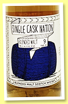 Blended Malt 9 yo 2009/2019 (65.4%, Single Cask Nation, sherry butt, cask #417, 654 bottles) 