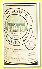 Brora 1977/1996 (59.4%, Scotch Malt Whisky Society, #61.5, ‘An Islay by another name’, 216 bottles) Brora 1977/1996 (59.4%, Scotch Malt Whisky Society, #61.5, ‘An Islay by another name’, 216 bottles)