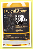 Bruichladdich 8 yo 2010/2019 ‘Bere Barley’ (50%, OB, ex-bourbon American oak)