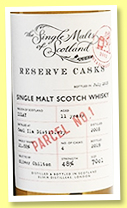 Caol Ila 11 yo 2008/2019 ‘Reserve Cask’ (48%, Elixir Distillers, Single Malts of Scotland, hogsheads)