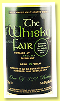 Caol Ila 12 yo 2006/2018 (51.6%, The Whisky Fair, bourbon hogshead, 322 bottles)