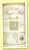 Caol Ila 1991/2008 (54.8%, Scotch Single Malt Circle, bourbon, cask #8195, 270 bottles)