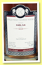 Caol Ila 2000/2019 (52.7%, Malts of Scotland, sherry hogshead, cask #MoS 19012, 220 bottles) 