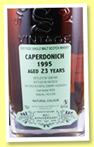Caperdonich 23 yo 1995/2018 (58.4%, Signatory Vintage, 30th Anniversary, cask #95050, refill sherry hogshead, 265 bottles) Caperdonich 23 yo 1995/2018 (58.4%, Signatory Vintage, 30th Anniversary, cask #95050, refill sherry hogshead, 265 bottles)