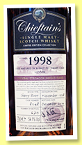 Chieftain’s Speyside 16 yo 1998/2014 (54.1%, Chieftain’s, 1st fill sherry butt, cask #8048, 670 bottles)