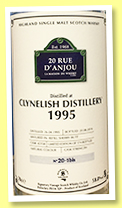 Clynelish 20 yo 1995/2019 (58%, 20 rue d’Anjou, Signatory Vintage for la Maison du Whisky, refill sherry butt, cask #2158, 574 bottles) 