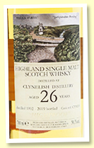 Clynelish 26 yo 1992/2019 (50.1%, Hidden Spirits, cask #CY9219, 193 bottles)