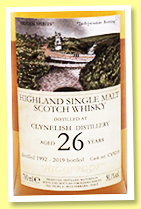 Clynelish 26 yo 1992/2019 (50.1%, Hidden Spirits, cask #CY9219, 193 bottles)