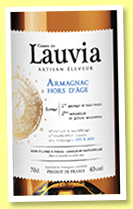 Comte de Lauvia ‘Hors d’Âge’ (40%, OB, Armagnac, +/-2018) 