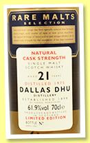 Dallas Dhu 21 yo 1975/1997 (61.9%, OB, Rare Malts) Dallas Dhu 21 yo 1975/1997 (61.9%, OB, Rare Malts)