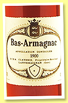 Domaine de Baraillon 1900/2019 (42%, OB, Bas-Armagnac) 