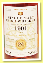 Eala 24 yo 1991/2016 (55.8%, The Whisky Cask Company, Celtic Trilogy, rum cask, cask #6847, 283 bottles) Eala 24 yo 1991/2016 (55.8%, The Whisky Cask Company, Celtic Trilogy, rum cask, cask #6847, 283 bottles)