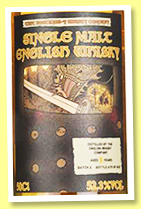 English Whisky Company 8 yo 2009/2017 (52.3%, That Boutique-y Whisky Company, batch 2, Sauternes and bourbon, cask #800/424, 845 bottles)English Whisky Company 8 yo 2009/2017 (52.3%, That Boutique-y Whisky Company, batch 2, Sauternes and bourbon, cask #800/424, 845 bottles)