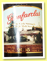 Glenfarclas 12 yo 2005/2016 (60.8%, OB, sherry butt, 1st fill sherry butt, cask #2427, 640 bottles)