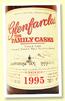 Glenfarclas 1995/2018 Family Casks (52.1%, OB, cask #9, 4th fill butt, 575 bottles)