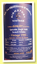 Glenlivet 20 yo 1995/2016 (57.2%, Signatory Vintage, The Un-Chillfiltered Collection, for Taiwan, First Fill Sherry Butt, cask #166957, 563 bottles) Glenlivet 20 yo 1995/2016 (57.2%, Signatory Vintage, The Un-Chillfiltered Collection, for Taiwan, First Fill Sherry Butt, cask #166957, 563 bottles)