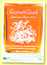 Hampden Estate 17 yo 2001/2018 ‘Secret Cask’ (61.3%, Ramseyer’s, Jamaica, 380 bottles)
