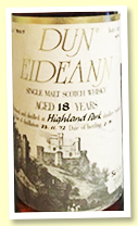 Highland Park 18 yo 1972/1991 (56%, Dun Eideann, cask #9017, sherry, 120 bottles) Highland Park 18 yo 1972/1991 (56%, Dun Eideann, cask #9017, sherry, 120 bottles)