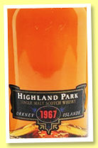 Highland Park 1967 (43%, OB, +/-1991)