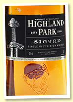 Highland Park ‘Sigurd’ (43%, OB, 2014) Highland Park ‘Sigurd’ (43%, OB, 2014)