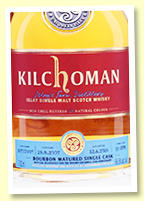 Kilchoman 11 yo 2007/2019 (56.5%, OB for The Whisky Exchange 20th Anniversary, cask #307, bourbon, 249 bottles) Kilchoman 11 yo 2007/2019 (56.5%, OB for The Whisky Exchange 20th Anniversary, cask #307, bourbon, 249 bottles)