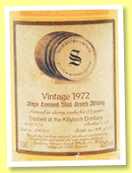 Killyloch 22 yo 1972/1994 (52.6%, Signatory Vintage, sherry Killyloch 22 yo 1972/1994 (52.6%, Signatory Vintage, sherry cask, cask #206413, 230 bottles)