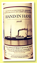 Laphroaig 7 yo 2011/2018 ‘Hand in Hand’ (53.7%, Sansibar for Liquor Library, Helvetica Bar, Whisky and Alement and The Oak Barrel)