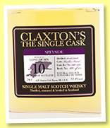 Longmorn 10 yo 2008/2019 (52.8%, Claxton’s, bourbon, cask # 1960-1223, 275 bottles) Longmorn 10 yo 2008/2019 (52.8%, Claxton’s, bourbon, cask # 1960-1223, 275 bottles)