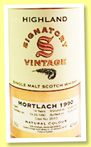 Mortlach 14 yo 1990/2005 (43%, Signatory Vintage, sherry butt, cask #05/050, 35cl)