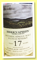 Mortlach 17 yo 2002/2019 (55.5%, Hidden Spirits, cask #MR219) 