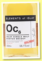 Oc6 (58.1%, Elixir Distillers, Elements of Islay, 2019) Oc6 (58.1%, Elixir Distillers, Elements of Islay, 2019)