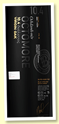 Octomore 3 yo 2016/2019 (63.5%, OB Edition 10.4, virgin heavily toasted French oak, 12000 bottles) Octomore 3 yo 2016/2019 (63.5%, OB Edition 10.4, virgin heavily toasted French oak, 12000 bottles)