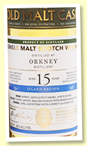 Orkney 15 yo 2003/2018 (50%, Hunter Laing ‘Old Malt Cask’, hogshead, 343 bottles) Orkney 15 yo 2003/2018 (50%, Hunter Laing ‘Old Malt Cask’, hogshead, 343 bottles)