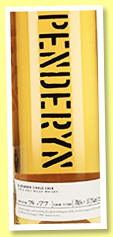 Penderyn 11 yo 2008/2019 (57.2%, OB for 20th Anniversary of The Whisky Exchange, Wales, bourbon)