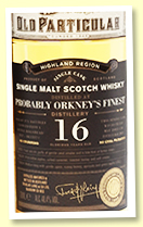Probably Orkney’s Finest 16 yo 2003/2019 (48.4%, Douglas Laing ‘Old Particular’, refill hogshead, 371 bottles) Probably Orkney’s Finest 16 yo 2003/2019 (48.4%, Douglas Laing ‘Old Particular’, refill hogshead, 371 bottles)