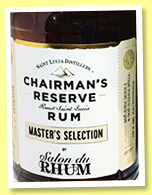 Saint Lucia 8 yo ‘Chairman’s Reserve’ (46%, OB for Salon du Rhum Belgium, bourbon, 317 bottles, 2019)