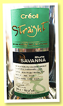 Savanna ‘Créol Straight’ (67.2%, OB, La Réunion, 1350 bottles, 2019) Savanna ‘Créol Straight’ (67.2%, OB, La Réunion, 1350 bottles, 2019)