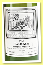Talisker 1960/1979 (75° proof, Berry Bros & Rudd, 26 2/3 fl oz) 