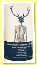 Wardhead 21 yo 1997/2018 (47.7%, Liquor Library + Helvetica + Whisknick, hogshead)
