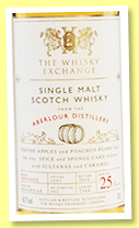 Aberlour 25 yo 1993/2019 (54.1%, The Whisky Exchange, hogshead, cask #7366, 162 bottles) Aberlour 25 yo 1993/2019 (54.1%, The Whisky Exchange, hogshead, cask #7366, 162 bottles)