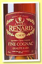 André Renard ‘VSOP Fine Cognac’ (40%, OB, +/-2018)