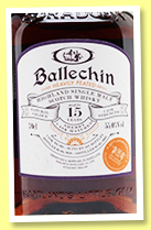 Ballechin 15 yo 2003/2019 (55%, The Whisky Exchange, refill sherry butt, cask #204, 482 bottles)