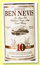 Ben Nevis 10 yo (46%, OB, +/-2019) Ben Nevis 10 yo (46%, OB, +/-2019)