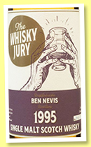 Ben Nevis 1995/2019 (51.2%, The Whisky Jury, refill hogshead, cask #970, 245 bottles) Ben Nevis 1995/2019 (51.2%, The Whisky Jury, refill hogshead, cask #970, 245 bottles)