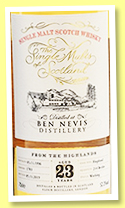 Ben Nevis 23 yo 1996/2019 (52.7%, The Single Malts of Scotland, sherry butt, cask #1479, 405 bottles) Ben Nevis 23 yo 1996/2019 (52.7%, The Single Malts of Scotland, sherry butt, cask #1479, 405 bottles)