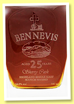 Ben Nevis 25 yo 1984/2010 (54%, OB, bourbon + sherry, casks #3008-3046, crystal decanter) Ben Nevis 25 yo 1984/2010 (54%, OB, bourbon + sherry, casks #3008-3046, crystal decanter)